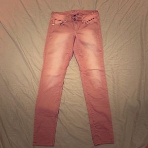American Eagle Dusty Rose Skinny Jeans Size 2